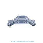 Ammortizzatore distanziatore a doppia divisione in lega di alluminio